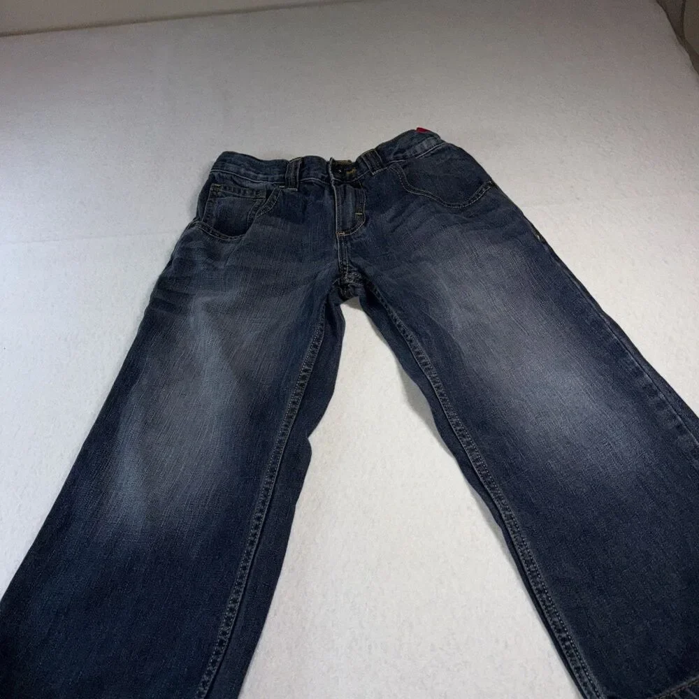 Boys Wrangler Jeans WRG Hero Originals Size 8 Husky Adjustable Waist